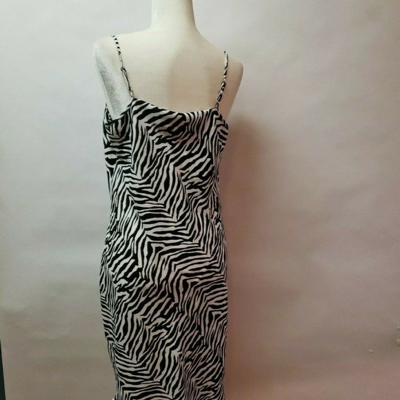Banana Republic Summer Zebra Print dress size 8 - Picture 2 of 14